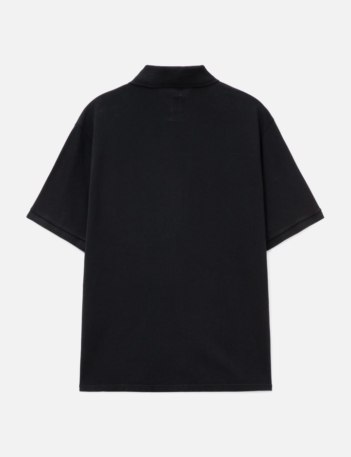 vowels Short Sleeve Pique Polo