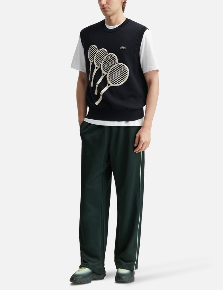 Lacoste Cotton Jacquard Sweater Vest