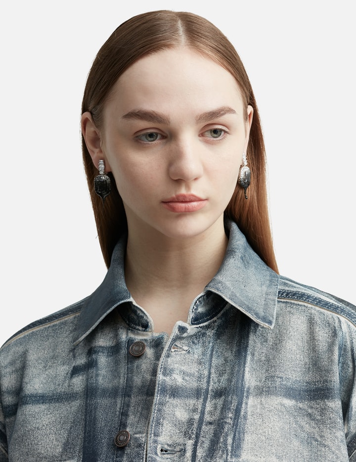 DIAMOND DIP CLIP EARRINGS Placeholder Image