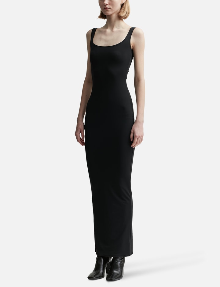 Shop Entire Studios Square Neck Maxi Dress In Black