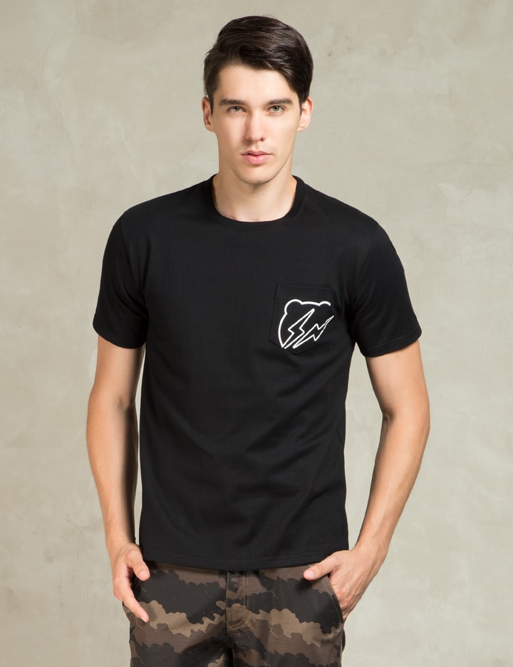 Black Fragment Design Pocket T-Shirt Placeholder Image