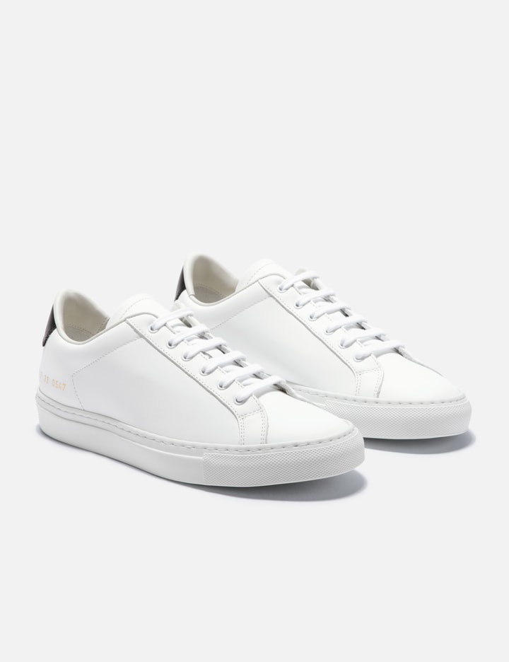 Shop Common Projects Retro Classic Sneakers In White