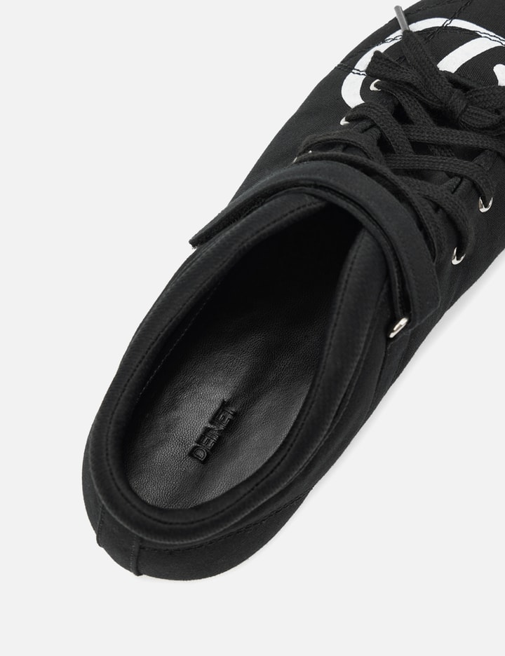 D Logo Lace Up Mozzi Shoes In Black Placeholder Image