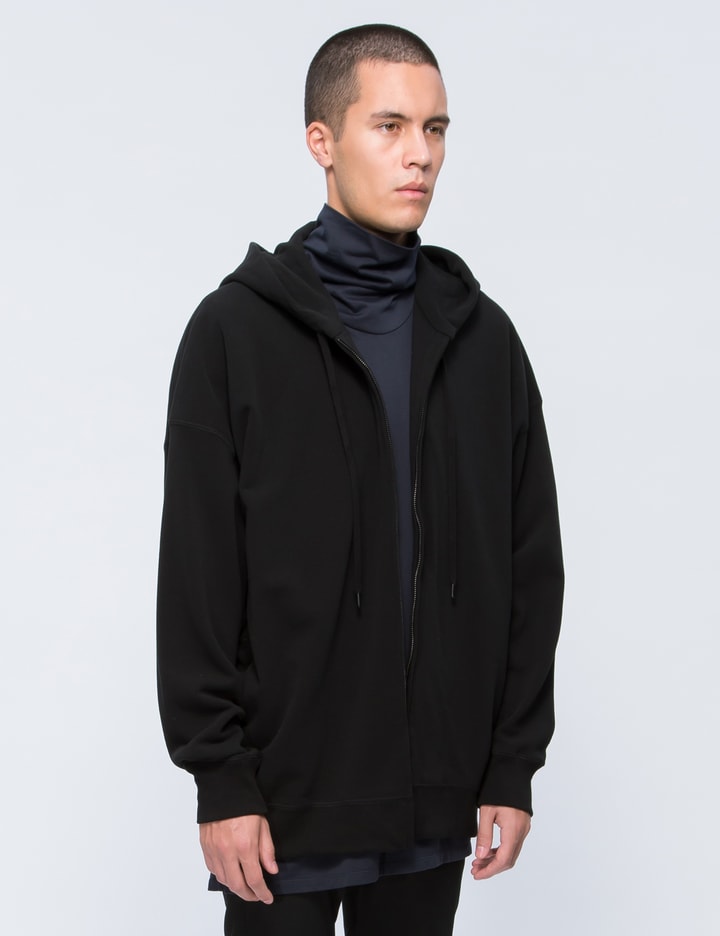 Oversized Zip Front L/S Hoodie Placeholder Image