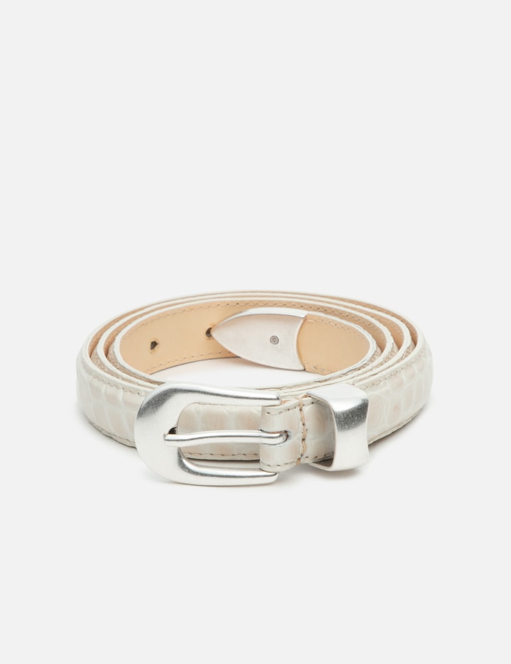 Shop Our Legacy 2 Cm Belt In Beige