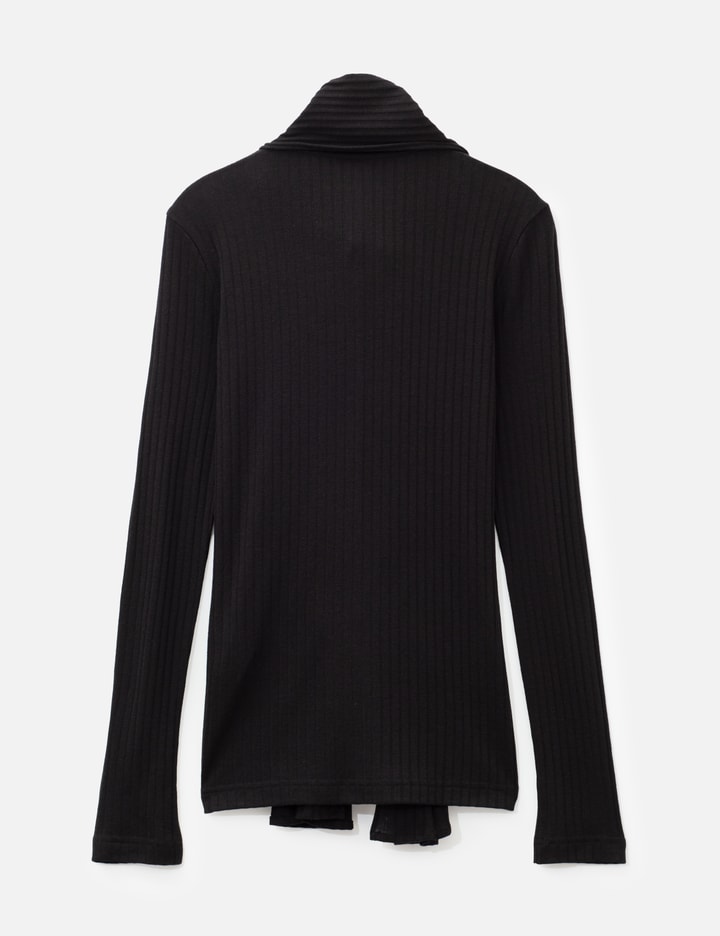 TOTEME Ribbed Bow Blouse