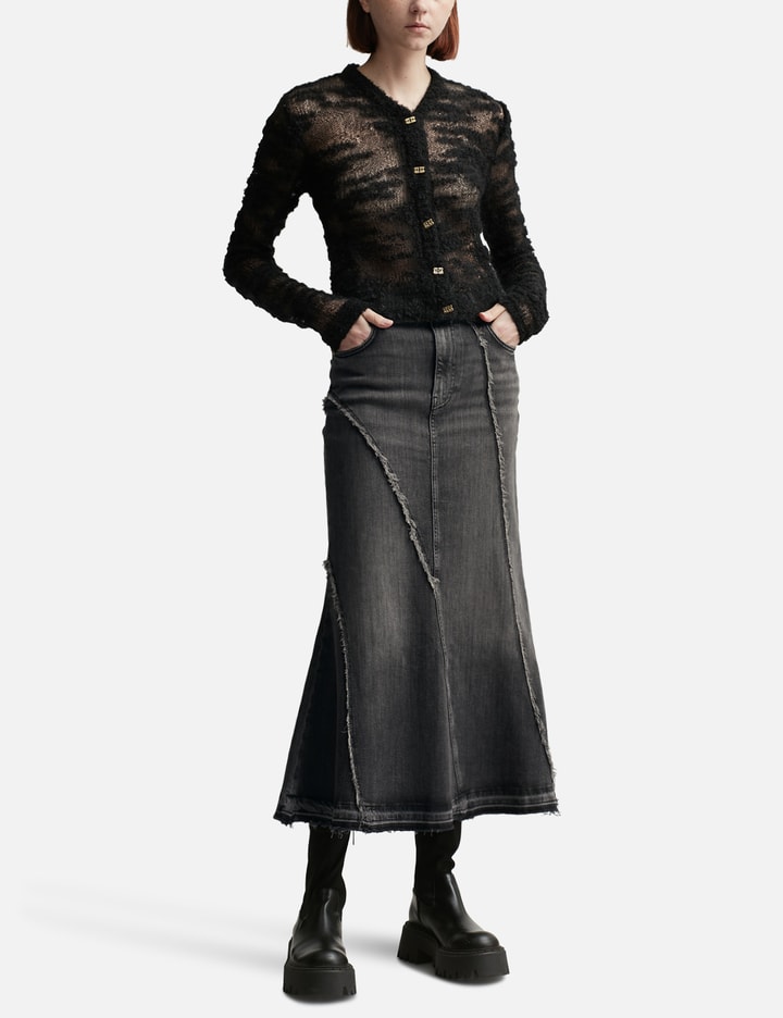 Tint Edge Denim Long Skirt Placeholder Image