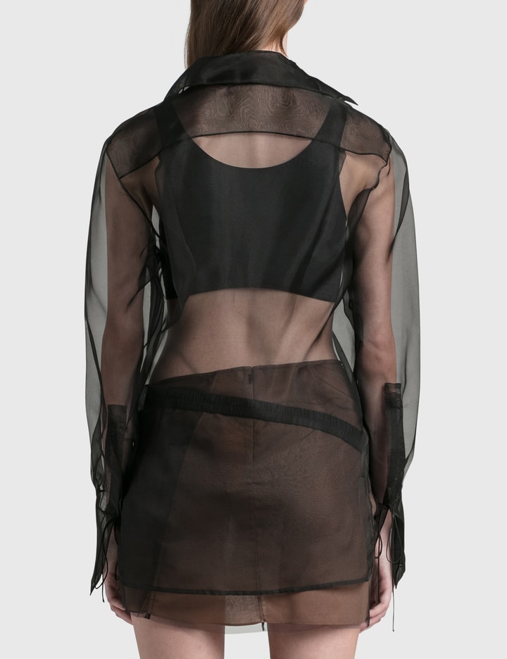 Oversized Sheer Pullover Shirt Placeholder Image