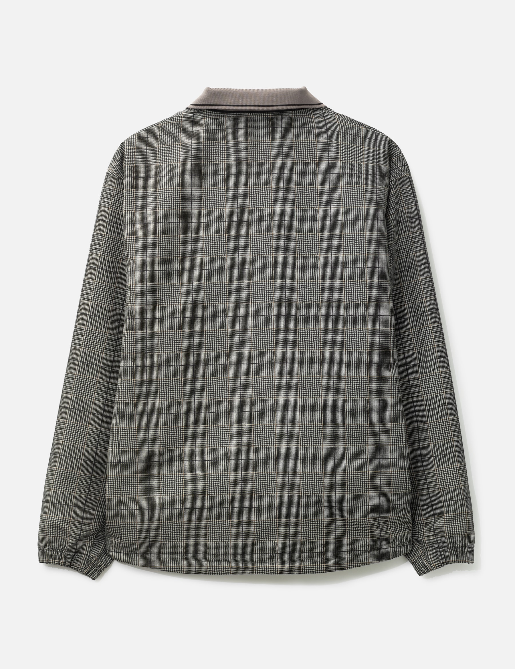 Plaid Practice Polo Collar Piste view 17