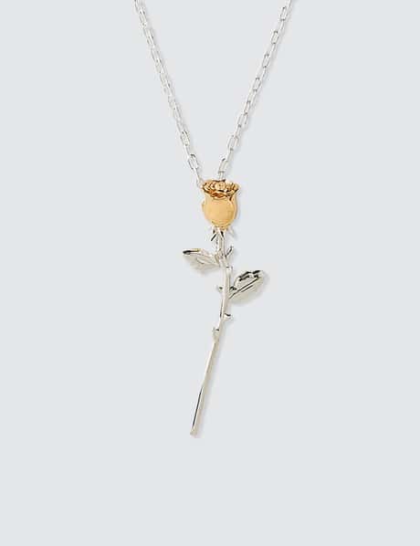 AMBUSH® - Rose Charm Necklace | HBX