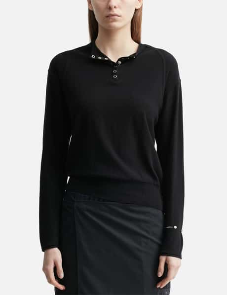 Half Neck Button Pullover view 10