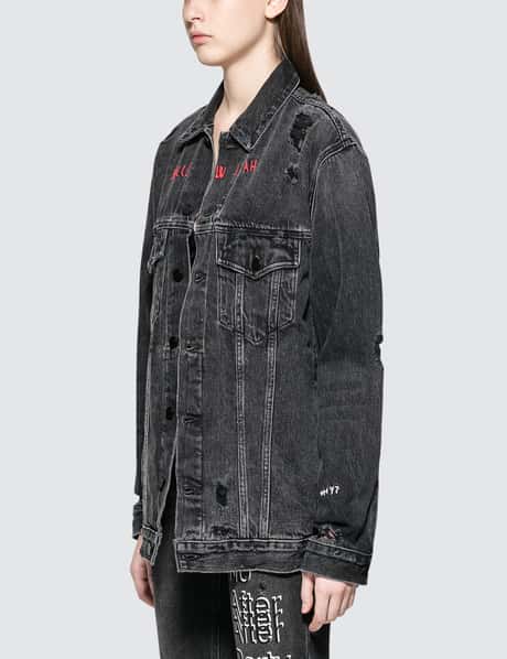 Alexander Wang Daze No After Party Oversized Denim Jacket HBX