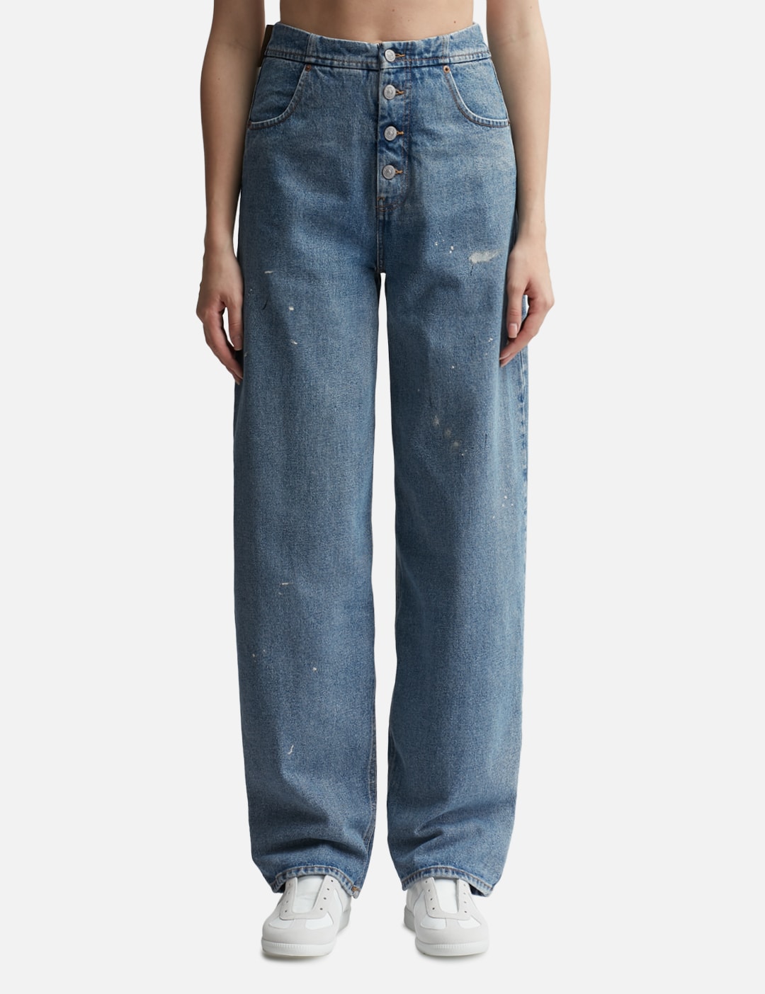 MM6 Maison Margiela Loose-Fit Denim Pants HBX - Main Image