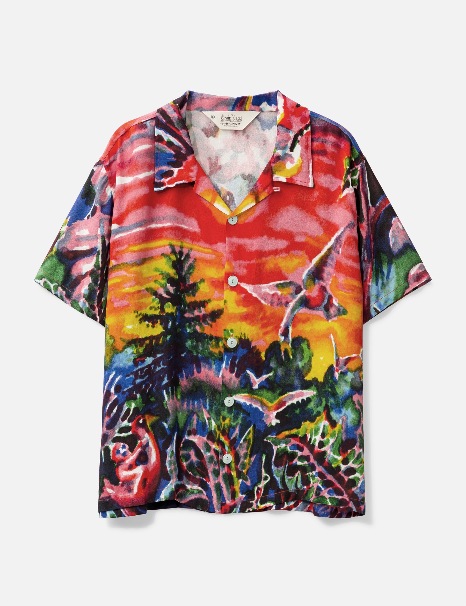 Forgotten Forest Short Sleeve Button Up Shirt view 16