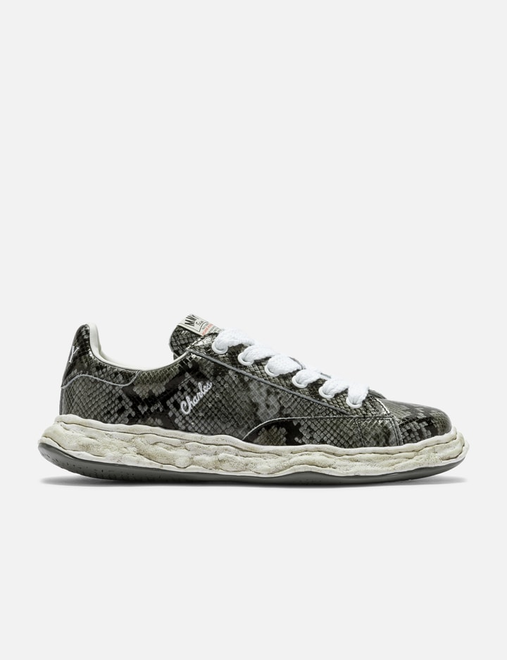 Miharayasuhiro Charles Og Sole Python Printed Leather Low-top Sneaker