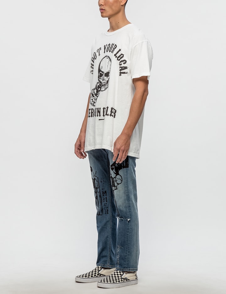 Distressed Levis 511 Jeans with Black Guns Placeholder Image