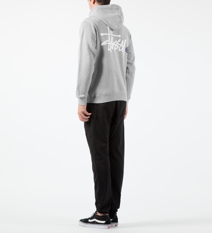 Heather Grey Basic Logo Hoodie Placeholder Image