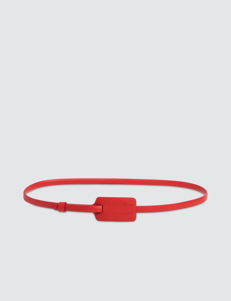 off white belt zip tie
