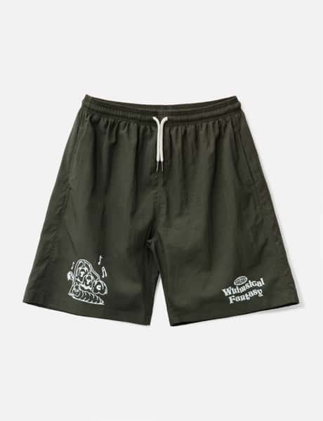 TELL YOUR CHILDREN Whimsical Fantasy Nylon Shorts