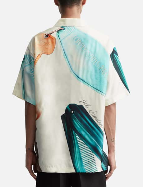 JIL SANDER プリントシャツ 40 きつき