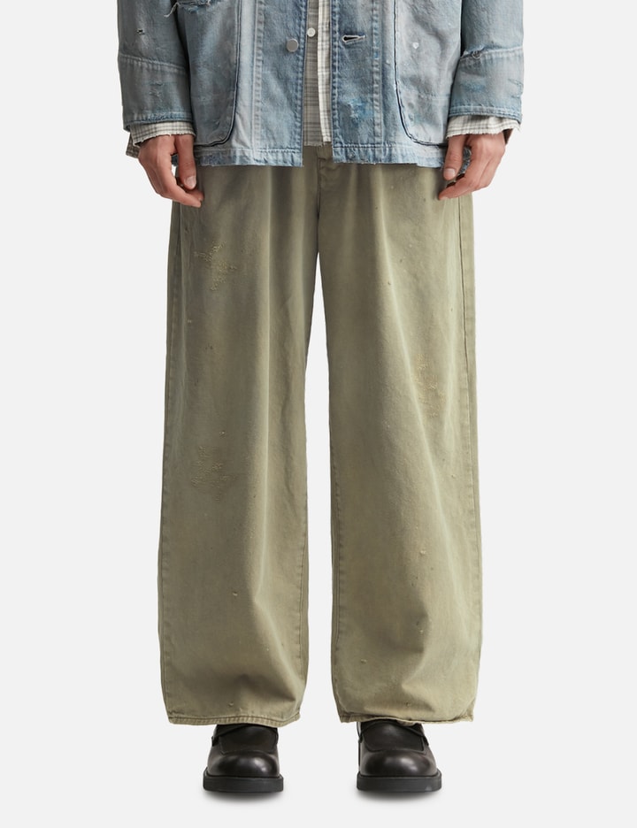 ANCELLM Chino Wide Slacks