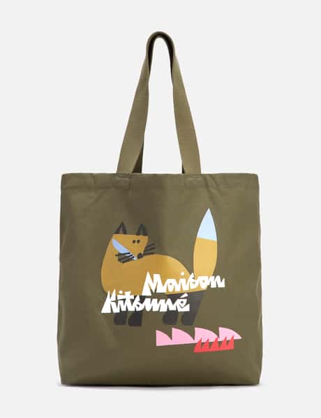 Maison Kitsuné Maison Kitsuné Bill Rebholz Tote Bag