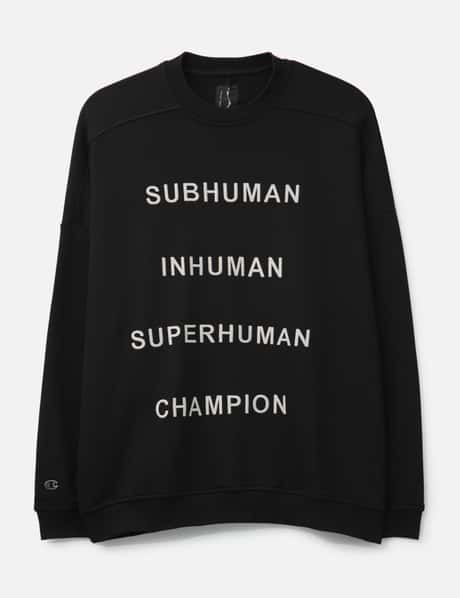 Rick Owens Rick Owens x Champion Jumbo Sweat W Subhuman Inhuman Superhuman