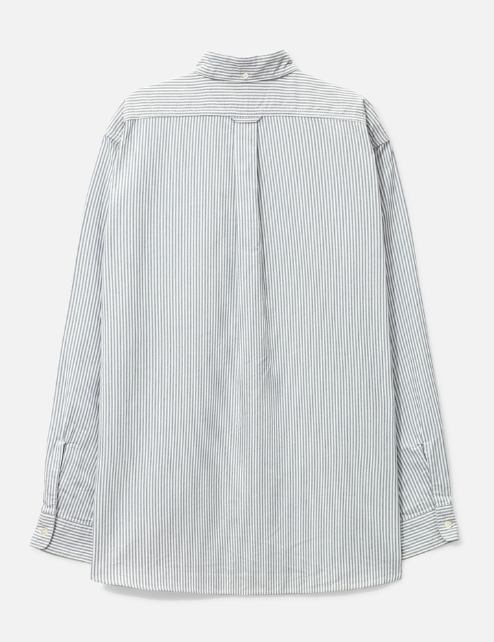 Button Down Stripe Wind Shirt Placeholder Image