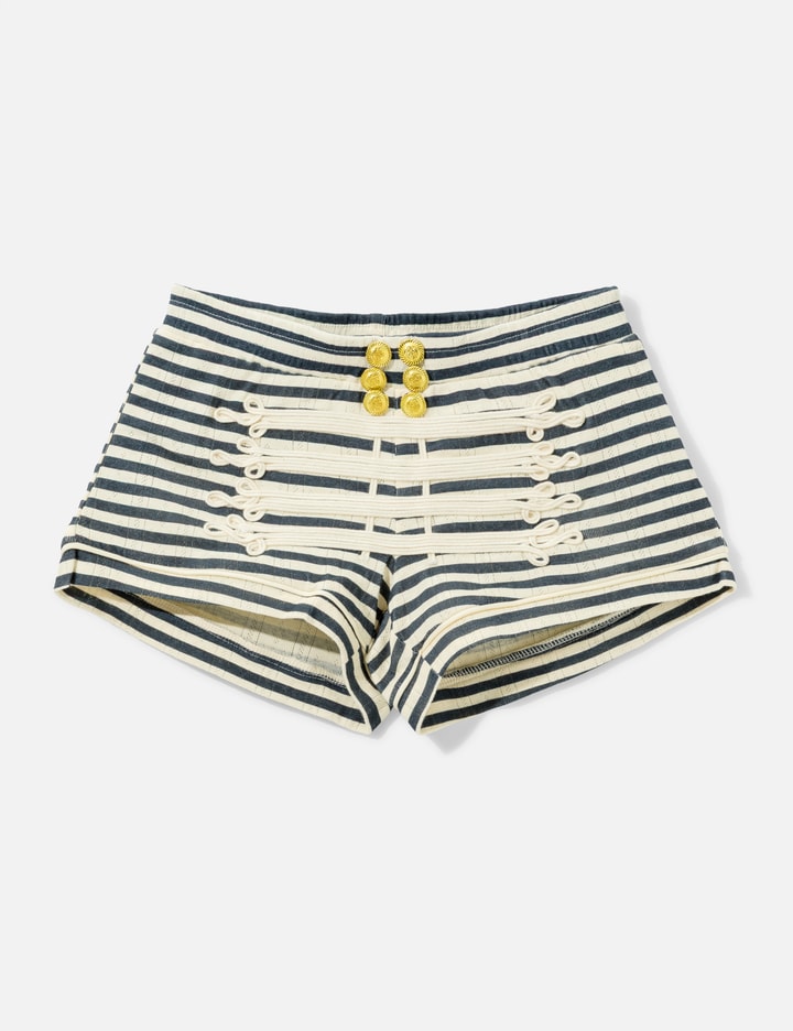 Praying Harbor Stripe Women's Shorts