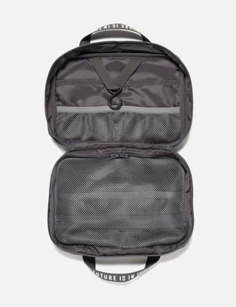 Human Made Organizer Pouch - Gray polyester organizer with mesh 