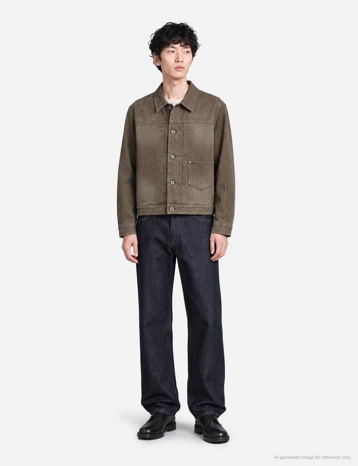 COOR Type 1 Rib Texture Trucker Jacket