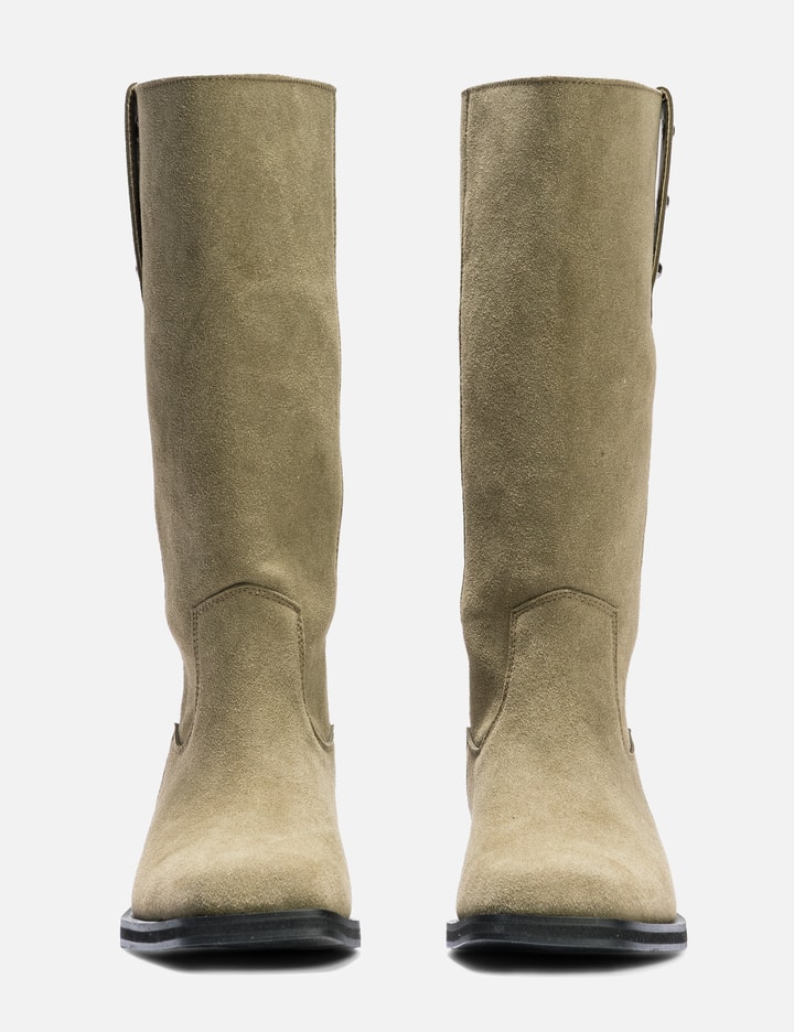 Deinet Natural Suede Biker Boots Placeholder Image