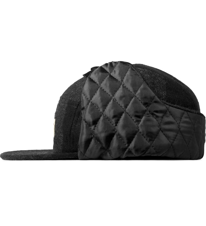 Black Buffalo Plaid Dog Ear Volley Cap Placeholder Image