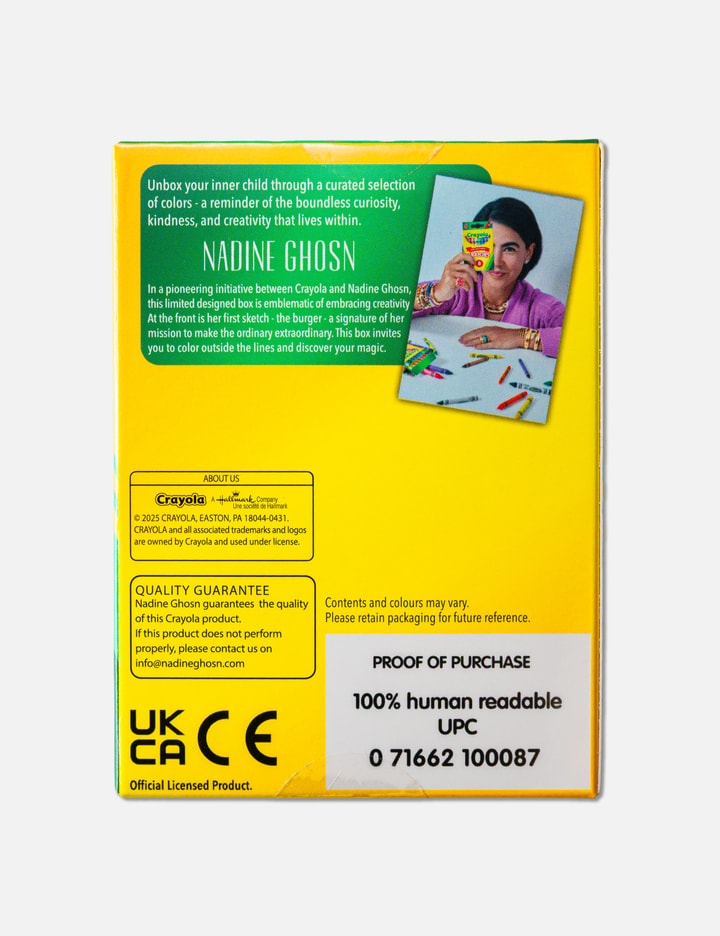 Nadine Ghosn x Crayola 8 count Crayons Placeholder Image
