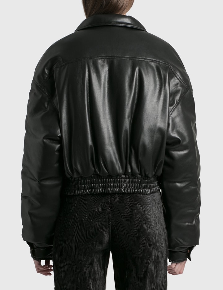 Aida Vegan Leather Bomber Jacket Placeholder Image