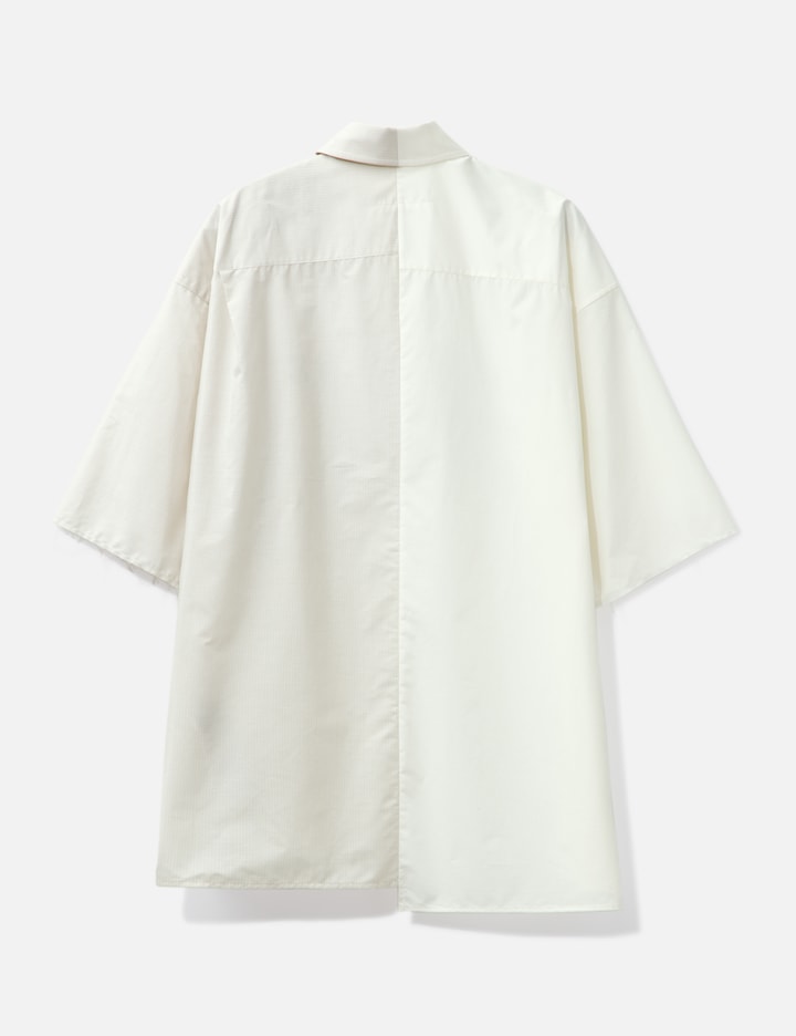 Asymmetric poplin shirt Placeholder Image