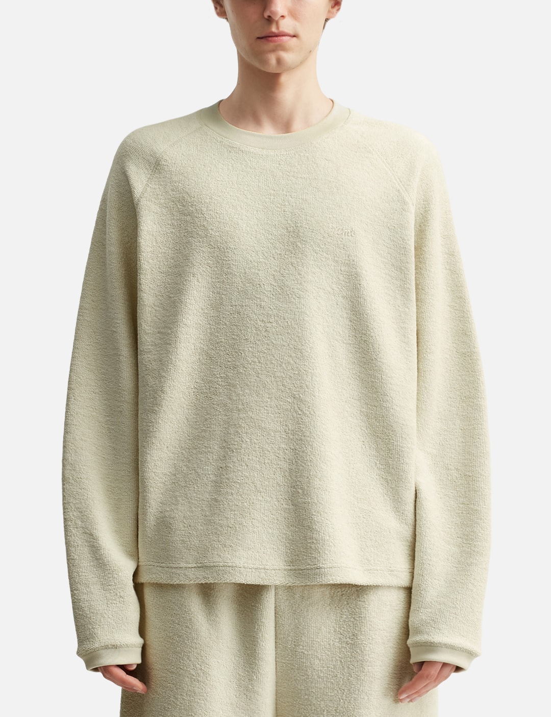 Raglan Sleeved Crewneck Sweatshirt view 12