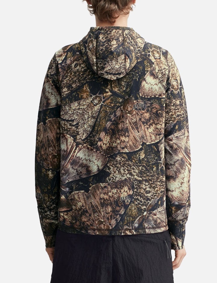 ROA Lio Upf Plus 50 Baselayer Moth Print Long Sleeve Hoodie