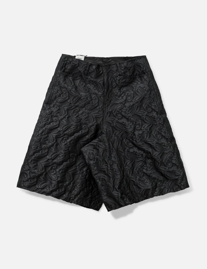 Ader Error Embroidered Paisley Pants In Black