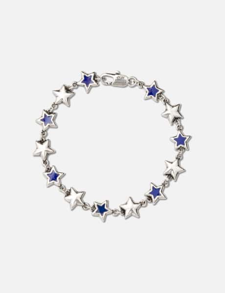 TwoJeys Blue Enameled Stars Bracelet