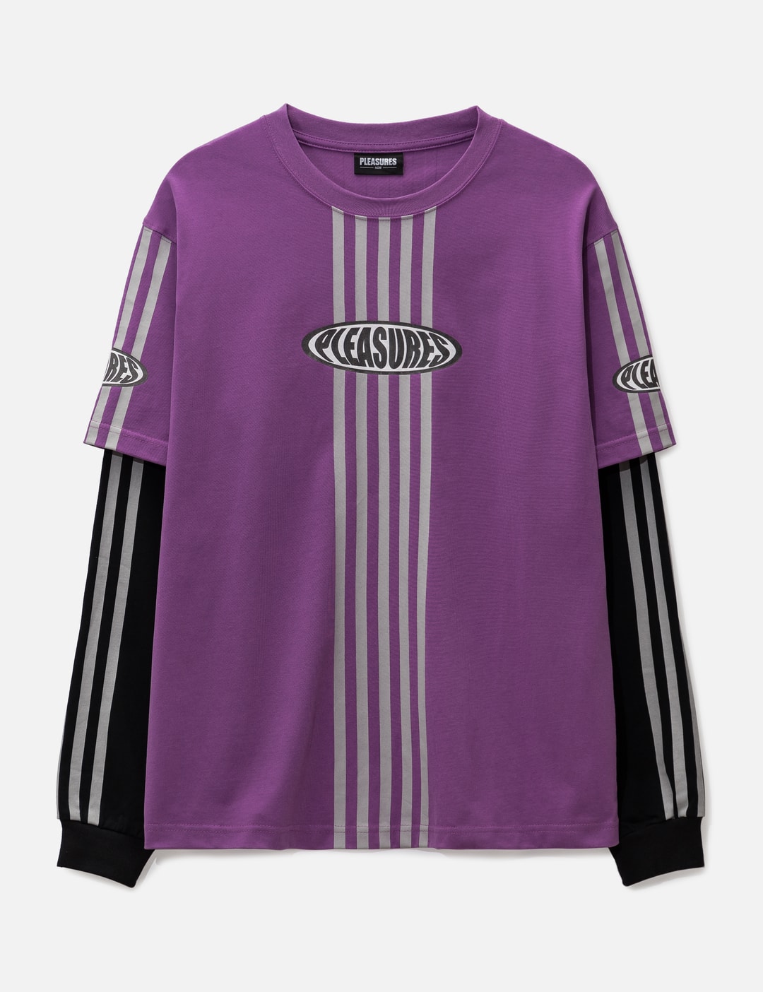 Pleasures - Faux Layered Long Sleeve T-Shirt | HBX TTTMSW Fake layered long sleeve tee