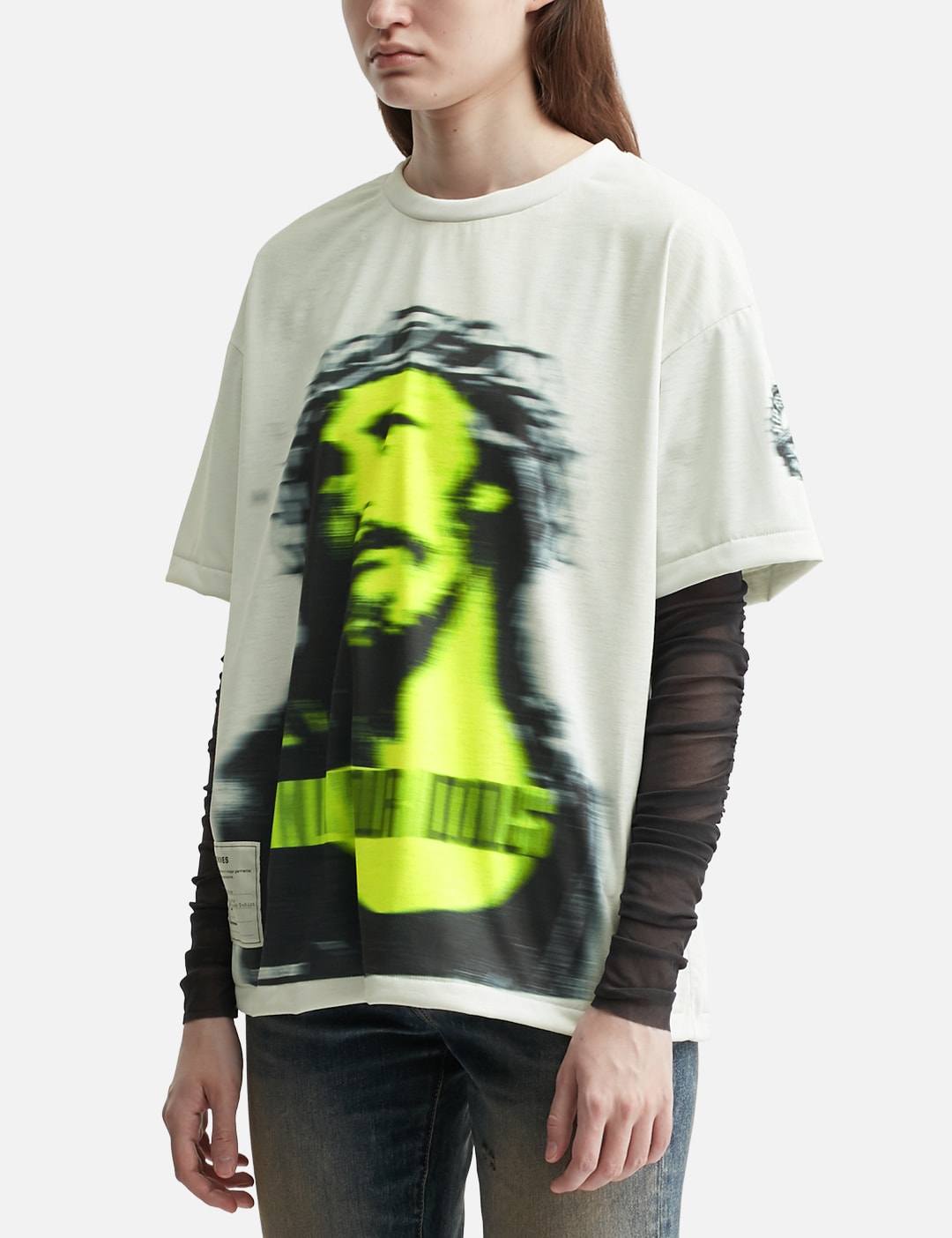 Trompe L'Oeil Blurry T-Shirt view 14