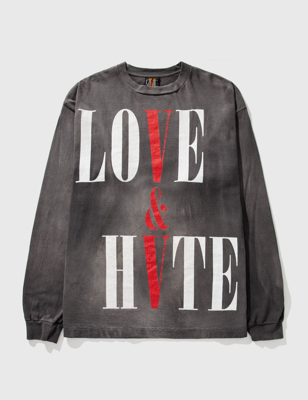 venster condensor Uitsluiting Saint Michael - Saint Michael x Vlone Love & Hate T-shirt | HBX - Globally  Curated Fashion and Lifestyle by Hypebeast