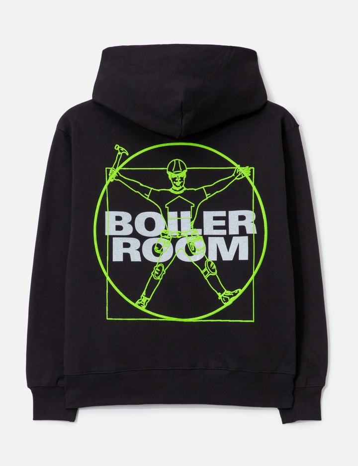 Pleasures X Boiler Room Workman Hoodie In Black