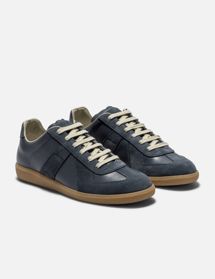 Shop Maison Margiela Replica Sneakers In Blue