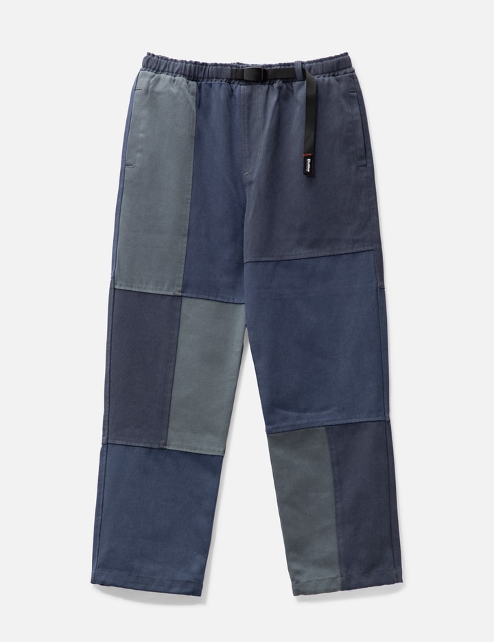 WASHED CANVAS PATCHWORK PANTS Placeholder Image