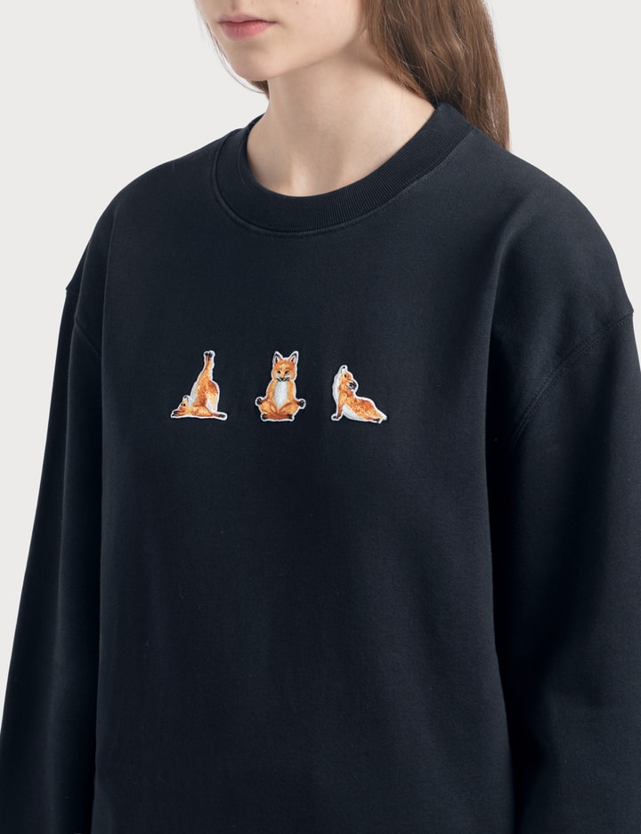 Yoga Fox Patches Sweatshirt Placeholder Image
