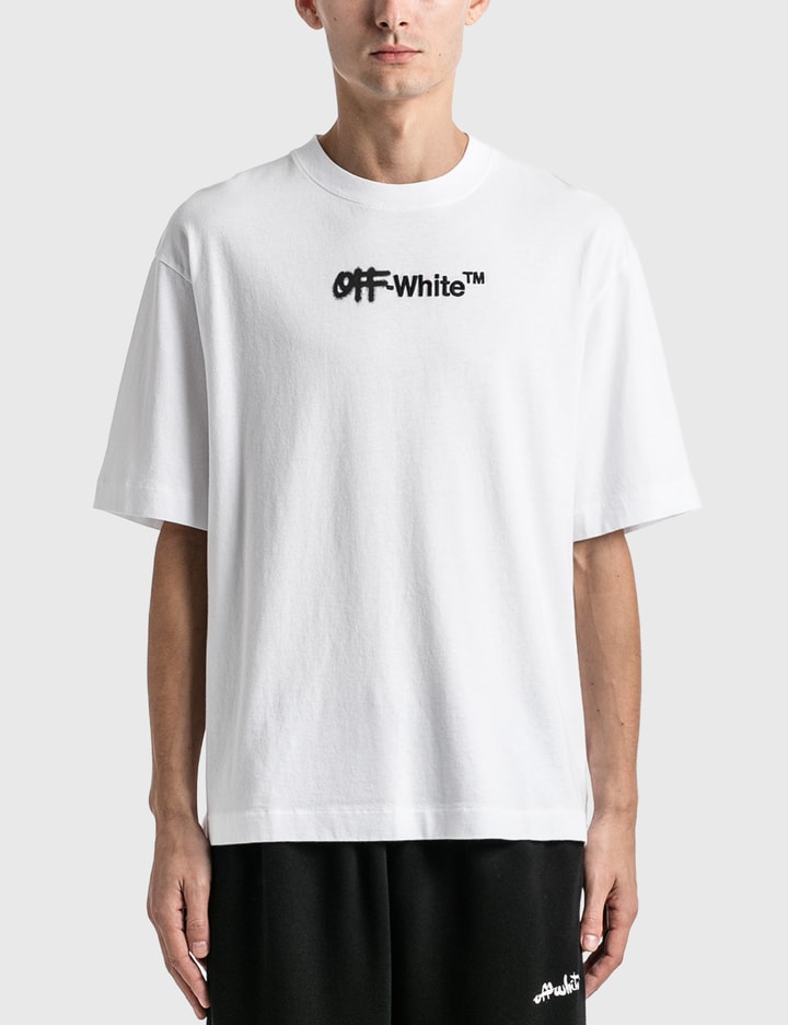 Spray Helvetica Over Skate T-shirt Placeholder Image