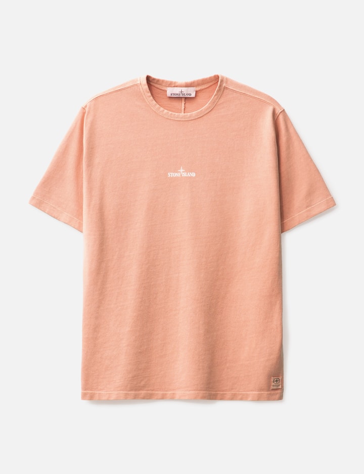 Stone Island T-shirt Ss In Orange