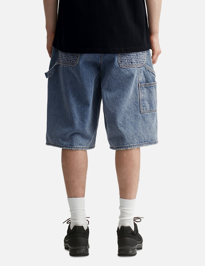 Icecream Double Scoop Jean Shorts In Blue